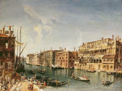 Venedig, Canal Grande und der Fondaco dei Turchi von Michele Marieschi